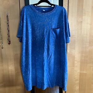 Old Navy blue XXL T Shirt dress